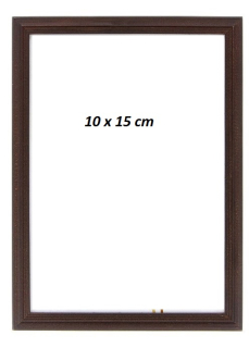 Fotorámeček 10 x 15 cm - mahagon