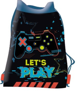 Sportovní vak - sáček na přezůvky LET’S PLAY