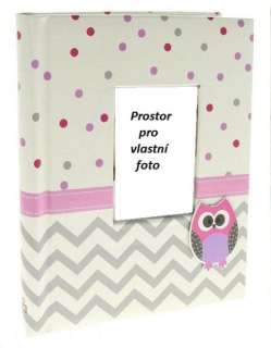 Dětské fotoalbum 10x15/300 foto BRAVO růžové