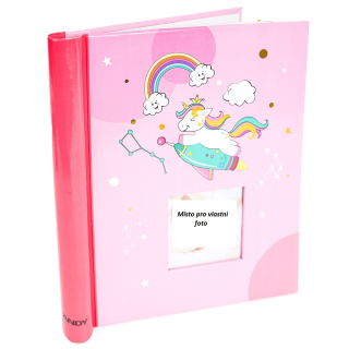 Dětské samolepicí fotoalbum 40 stran UNIVERSE, se zlacením