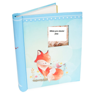Dětské fotoalbum samolepicí 60 stran FOX se zlacením