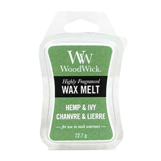 WoodWick Vonný vosk Konopí a břečťan, 22.7 g