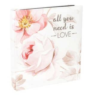 Svatební fotoalbum 10x15/500 foto černé stránky LOVE