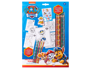 Paw Patrol Kreativní omalovánky s nálepkami a pastelkami