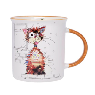 Hrnek BUG ART KOOKS KIUB - Rozpustilá kočka 320 ml 