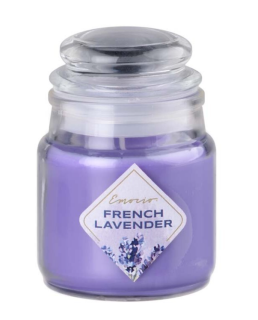 Vonná svíčka ve skle Lavender s víčkem 57 × 85 mm
