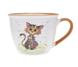 Hrnek 550 ml Kočka rezavá, Kiub