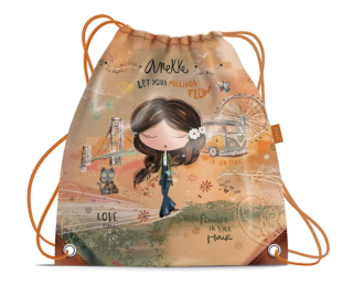 Anekke Sportovní vak na záda Peace & Love Camel