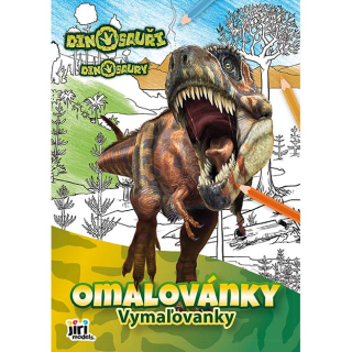 Dinosauři Omalovánky A4 + zábavné aktivity