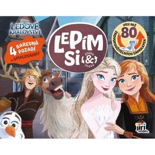 Ledové království Lepím si znovu a znovu + omalovánky