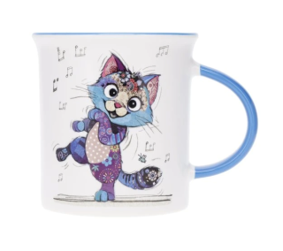 Kiub Hrnek Kočka tančící 320 ml 