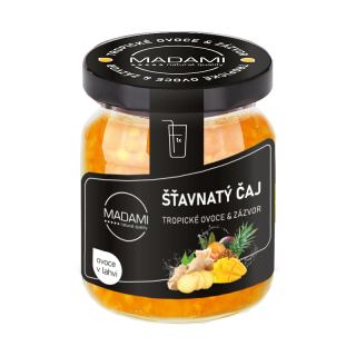 Tropické ovoce & Zázvor 55 g – šťavnatý čaj (pečený čaj)