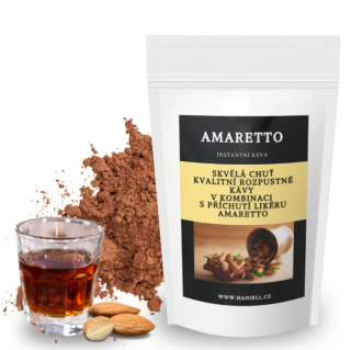 Rozpustná káva Amaretto – mandlová harmonie v šálku