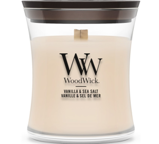 WoodWick Vanilla & Sea Salt váza malá 85 g – Vanilka a mořská sůl