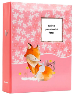 Fotoalbum Fox 200 foto 10 × 15 cm – růžové