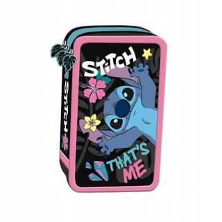 Školní třípatrový penál s vybavením Stitch That's Me