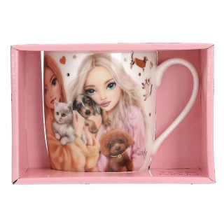 Top Model Porcelánový hrníček s věnováním Fur Ever Friends – Hayden & Candy