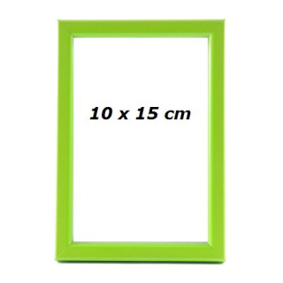 Plastový fotorámeček 10 × 15 cm – pastelově zelený