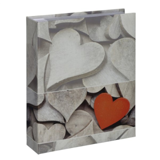 Fotoalbum 10×15/200 Srdíčka – zasunovací album s romantickým motivem