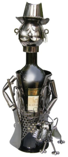 Kovový stojan na víno Myslivec