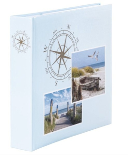 Fotoalbum 10×15/200 Kompas – zasunovací album s cestovatelským motivem