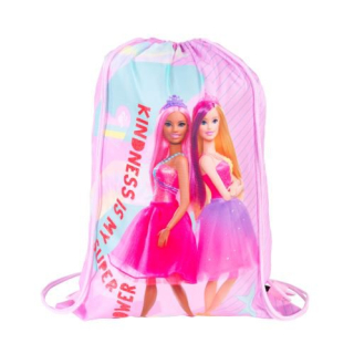 Sportovní vak - sáček na přezůvky BARBIE