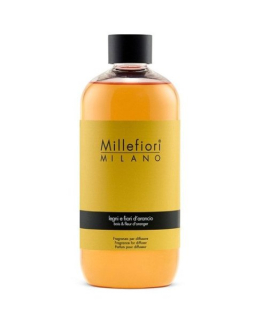 Millefiori Natural náplň do aroma difuzérů 500 ml Dřevo a pomerančové květy