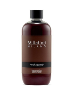 Millefiori Natural náplň do aroma difuzérů 500 ml - Santálové dřevo a bergamot