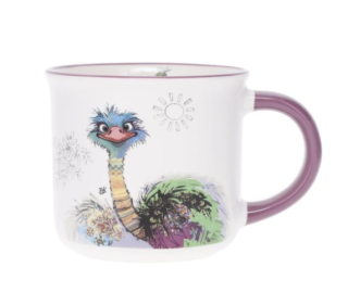 Hrnek espresso 125 ml - BUG ART KOOKS KIUB Pštros